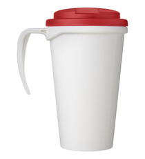 Mug isolant Brite-Americano® grande 350 ml avec couvercle anti fuite publicitaire