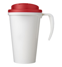 Mug isolant Brite-Americano® grande 350 ml avec couvercle anti fuite publicitaire