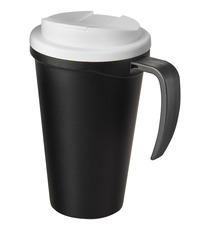 Mug isolant Americano® grande 350 ml avec couvercle anti fuites publicitaire