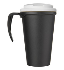 Mug isolant Americano® grande 350 ml avec couvercle anti fuites publicitaire