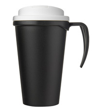 Mug isolant Americano® grande 350 ml avec couvercle anti fuites publicitaire