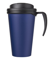 Mug isolant Americano® grande 350 ml avec couvercle anti fuites publicitaire