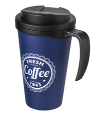 Mug isolant Americano® grande 350 ml avec couvercle anti fuites publicitaire