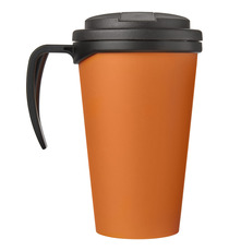 Mug isolant Americano® grande 350 ml avec couvercle anti fuites publicitaire