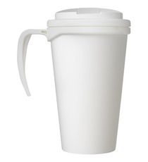 Mug isolant Americano® grande 350 ml avec couvercle anti fuites publicitaire