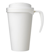 Mug isolant Americano® grande 350 ml avec couvercle anti fuites publicitaire