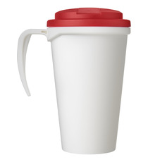 Mug isolant Americano® grande 350 ml avec couvercle anti fuites publicitaire