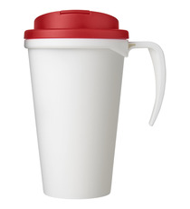 Mug isolant Americano® grande 350 ml avec couvercle anti fuites publicitaire