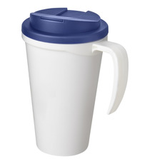 Mug isolant Americano® grande 350 ml avec couvercle anti fuites publicitaire