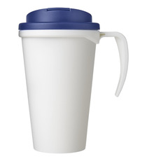 Mug isolant Americano® grande 350 ml avec couvercle anti fuites publicitaire