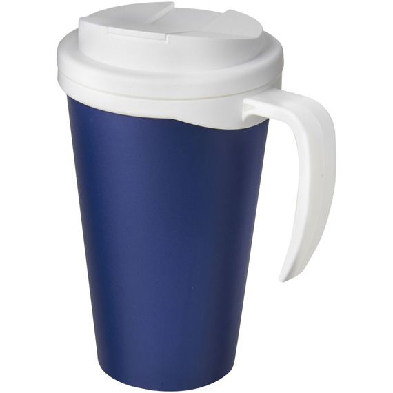 Mug isolant Americano® grande 350 ml avec couvercle anti fuites publicitaire