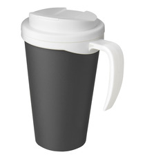 Mug isolant Americano® grande 350 ml avec couvercle anti fuites publicitaire