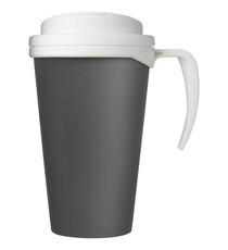 Mug isolant Americano® grande 350 ml avec couvercle anti fuites publicitaire