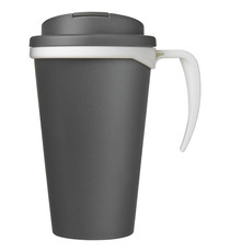 Mug isolant Americano® grande 350 ml avec couvercle anti fuites publicitaire