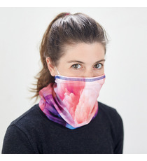 Foulard multifonctions publicitaire 100% RPET avec poche intérieure pour masque