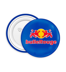 Badge publicitaire bouton