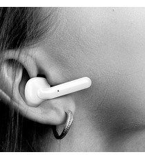 Ecouteurs compatible Bluetooth® publicitaires sans fil