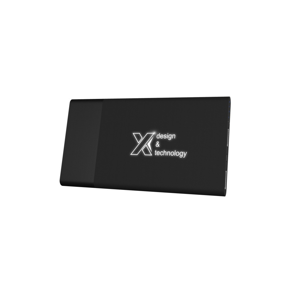 Batterie publicitaire bi-matière rubber et métal de 5000 mAh SCX design