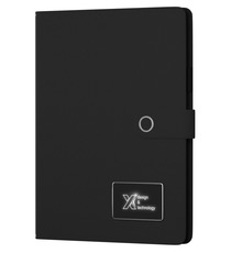 Carnet publicitaire powerbank avec logo lumineux personnalisable A4