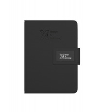 Carnet avec logo lumineux personnalisable powerbank A5 SCX design