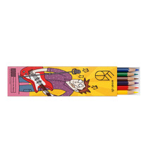Étui fourreau 6 crayons de couleurs publicitaire Caran d'Arche®