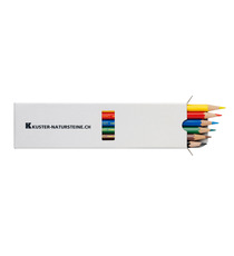 Boîte en carton 6 crayons de couleurs publicitaire Caran d'Arche®