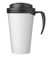 Mug isolant Brite-Americano® grande 350 ml avec couvercle anti fuite publicitaire