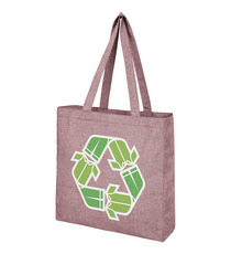 Sac shopping publicitaire Pheebs en coton recyclé 210 gr/m²