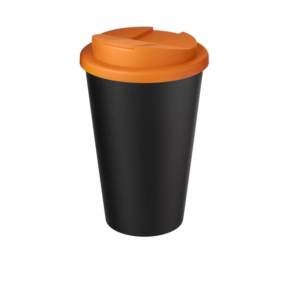 Gobelet Americano® Eco recyclé publicitaire de 350ml avec couvercle anti-déversement