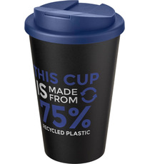 Gobelet Americano® Eco recyclé publicitaire de 350ml avec couvercle anti-déversement