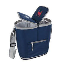Petit sac isotherme publicitaire avec 2 compartiments Caddie®