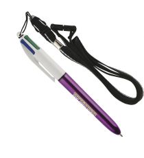 Stylo 4 couleurs publicitaire BIC Shine