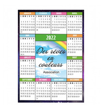 Magnet calendrier personnalisé express