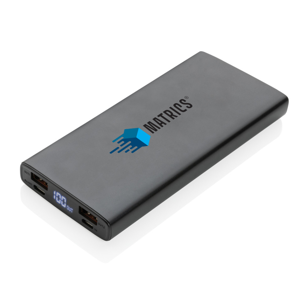 Batterie de secours 10.000 mAh avec PD 18W publicitaire