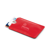 Porte-carte anti RFID publicitaire aluminium