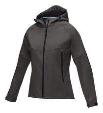 Veste publicitaire softshell recyclée femme Coltan