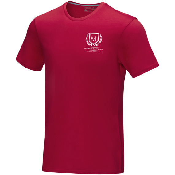 T-shirt publicitaire Azurite bio GOTS manches courtes homme T-shirt publicitaire Azurite bio GOTS manches courtes homme