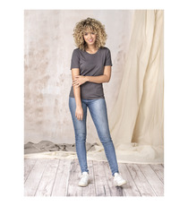 T-shirt publicitaire Azurite bio GOTS manches courtes femme T-shirt publicitaire Azurite bio GOTS manches courtes femme