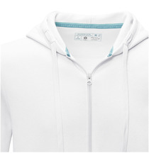 Sweat publicitaire full zip à capuche Ruby bio GOTS et recyclé GRS homme