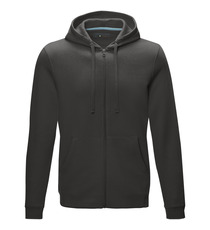 Sweat publicitaire full zip à capuche Ruby bio GOTS et recyclé GRS homme