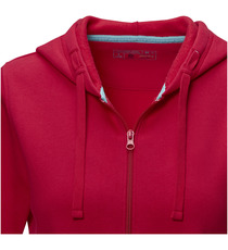 Sweat publicitaire full zip à capuche Ruby bio GOTS et recyclé GRS femme