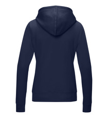 Sweat publicitaire full zip à capuche Ruby bio GOTS et recyclé GRS femme