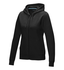 Sweat publicitaire full zip à capuche Ruby bio GOTS et recyclé GRS femme