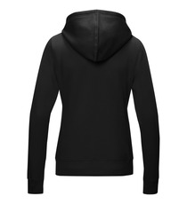 Sweat publicitaire full zip à capuche Ruby bio GOTS et recyclé GRS femme