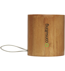 Haut-parleur publicitaire Bluetooth® Lako en bambou