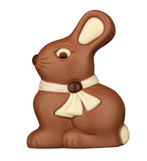 Lapin en chocolat classique publicitaire