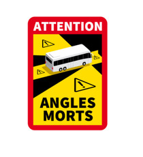 Sticker angles morts poids lourds