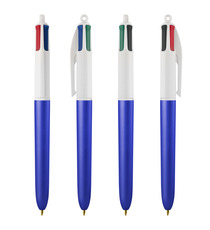 Stylo 4 couleurs publicitaire BIC® Glacé