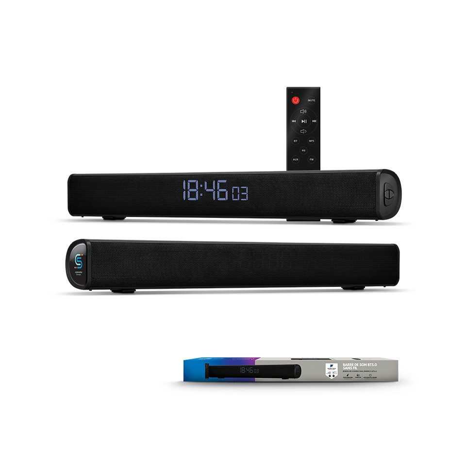 Enceinte publicitaire BT sans fil barre de son