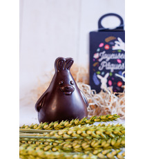 Lapin de Pâques publicitaire en chocolat fabriqué en France 75g